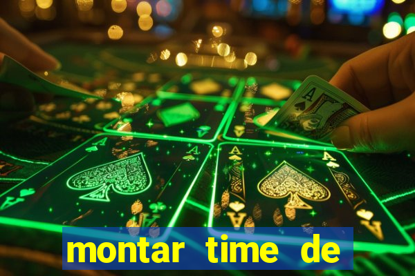 montar time de futebol site